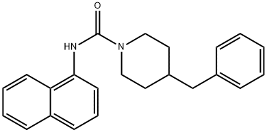 4-benzyl-N-naphthalen-1-ylpiperidine-1-carboxamide Struktur