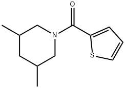 (3,5-dimethylpiperidin-1-yl)-thiophen-2-ylmethanone Struktur