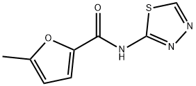 5-methyl-N-(1,3,4-thiadiazol-2-yl)furan-2-carboxamide Struktur