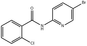 N-(5-bromopyridin-2-yl)-2-chlorobenzamide Struktur