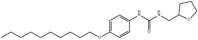 1-(4-decoxyphenyl)-3-(oxolan-2-ylmethyl)urea Struktur