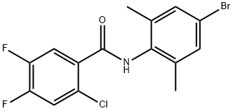 N-(4-bromo-2,6-dimethylphenyl)-2-chloro-4,5-difluorobenzamide Struktur