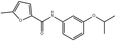 5-methyl-N-(3-propan-2-yloxyphenyl)furan-2-carboxamide Struktur