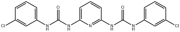 1-(3-chlorophenyl)-3-[6-[(3-chlorophenyl)carbamoylamino]pyridin-2-yl]urea Struktur