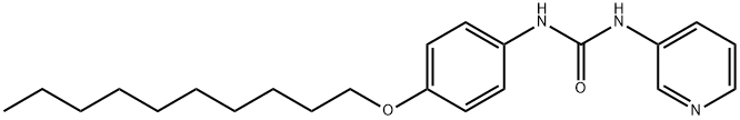 1-(4-decoxyphenyl)-3-pyridin-3-ylurea Struktur