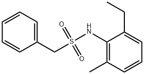 N-(2-ethyl-6-methylphenyl)-1-phenylmethanesulfonamide Struktur