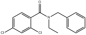 N-benzyl-2,4-dichloro-N-ethylbenzamide Struktur