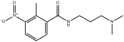 N-[3-(dimethylamino)propyl]-2-methyl-3-nitrobenzamide Struktur