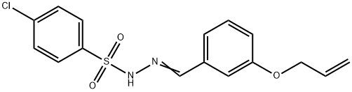 4-chloro-N-[(E)-(3-prop-2-enoxyphenyl)methylideneamino]benzenesulfonamide Struktur