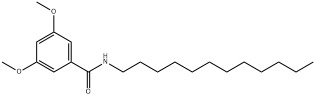 N-dodecyl-3,5-dimethoxybenzamide Struktur