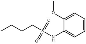 N-(2-methoxyphenyl)butane-1-sulfonamide Struktur