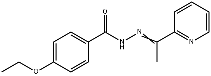 4-ethoxy-N-[(Z)-1-pyridin-2-ylethylideneamino]benzamide Struktur