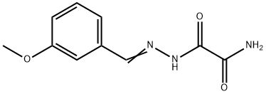 N'-[(E)-(3-methoxyphenyl)methylideneamino]oxamide Struktur