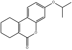 3-propan-2-yloxy-7,8,9,10-tetrahydrobenzo[c]chromen-6-one Struktur