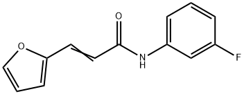 (E)-N-(3-fluorophenyl)-3-(furan-2-yl)prop-2-enamide Struktur