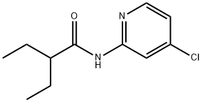 N-(4-chloropyridin-2-yl)-2-ethylbutanamide Struktur