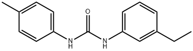 1-(3-ethylphenyl)-3-(4-methylphenyl)urea Struktur