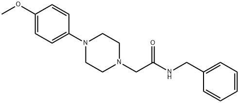 N-benzyl-2-[4-(4-methoxyphenyl)piperazin-1-yl]acetamide Struktur