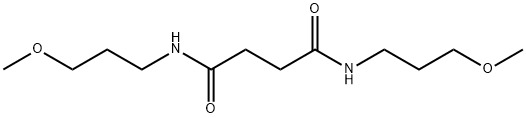 N,N'-bis(3-methoxypropyl)butanediamide Struktur