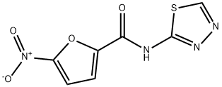 5-nitro-N-(1,3,4-thiadiazol-2-yl)furan-2-carboxamide Struktur