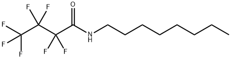 2,2,3,3,4,4,4-heptafluoro-N-octylbutanamide Struktur