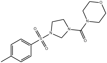 [3-(4-methylphenyl)sulfonylimidazolidin-1-yl]-morpholin-4-ylmethanone Struktur