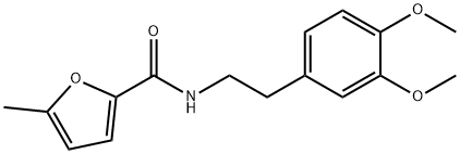 N-[2-(3,4-dimethoxyphenyl)ethyl]-5-methylfuran-2-carboxamide Struktur