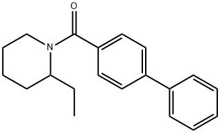 (2-ethylpiperidin-1-yl)-(4-phenylphenyl)methanone Struktur