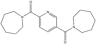 [6-(azepane-1-carbonyl)pyridin-3-yl]-(azepan-1-yl)methanone Struktur