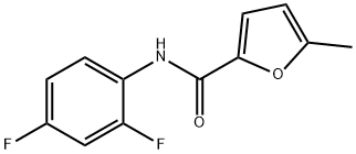 N-(2,4-difluorophenyl)-5-methylfuran-2-carboxamide Struktur