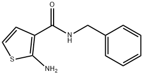 2-amino-N-benzylthiophene-3-carboxamide Struktur