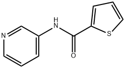 N-pyridin-3-ylthiophene-2-carboxamide Struktur