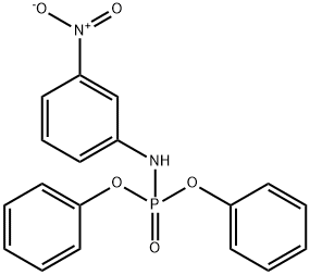 N-diphenoxyphosphoryl-3-nitroaniline Struktur