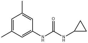 1-cyclopropyl-3-(3,5-dimethylphenyl)urea Struktur