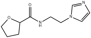 N-(2-imidazol-1-ylethyl)oxolane-2-carboxamide Struktur