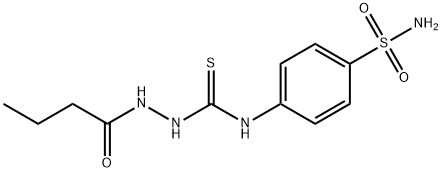 1-(butanoylamino)-3-(4-sulfamoylphenyl)thiourea Struktur