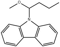 9-(1-methoxybutyl)carbazole Struktur