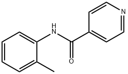 N-(2-methylphenyl)pyridine-4-carboxamide Struktur