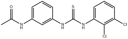 N-[3-[(2,3-dichlorophenyl)carbamothioylamino]phenyl]acetamide Struktur