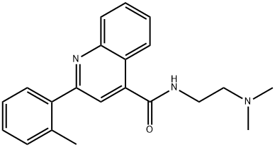 N-[2-(dimethylamino)ethyl]-2-(2-methylphenyl)quinoline-4-carboxamide Structure