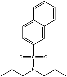 N,N-dipropylnaphthalene-2-sulfonamide Struktur