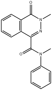 N,3-dimethyl-4-oxo-N-phenylphthalazine-1-carboxamide Struktur