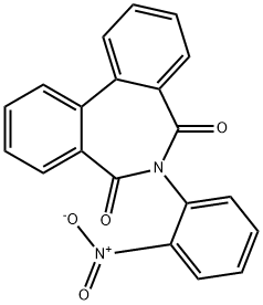 6-(2-nitrophenyl)benzo[d][2]benzazepine-5,7-dione Struktur