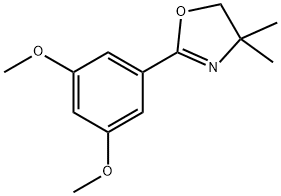 2-(3,5-dimethoxyphenyl)-4,4-dimethyl-5H-1,3-oxazole Struktur