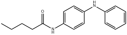 N-(4-anilinophenyl)pentanamide Struktur