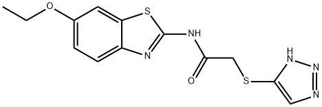 N-(6-ethoxy-1,3-benzothiazol-2-yl)-2-(2H-triazol-4-ylsulfanyl)acetamide Struktur