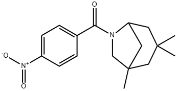 (4-nitrophenyl)-(3,3,5-trimethyl-7-azabicyclo[3.2.1]octan-7-yl)methanone Struktur