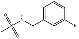 N-[(3-bromophenyl)methyl]methanesulfonamide Struktur