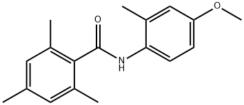 N-(4-methoxy-2-methylphenyl)-2,4,6-trimethylbenzamide Struktur