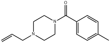 (4-methylphenyl)-(4-prop-2-enylpiperazin-1-yl)methanone Struktur